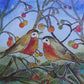 Christmas Robins - pack of 5 cards